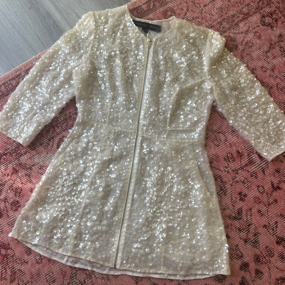 Theyskens' Theory Iridescent Sequin Jacket